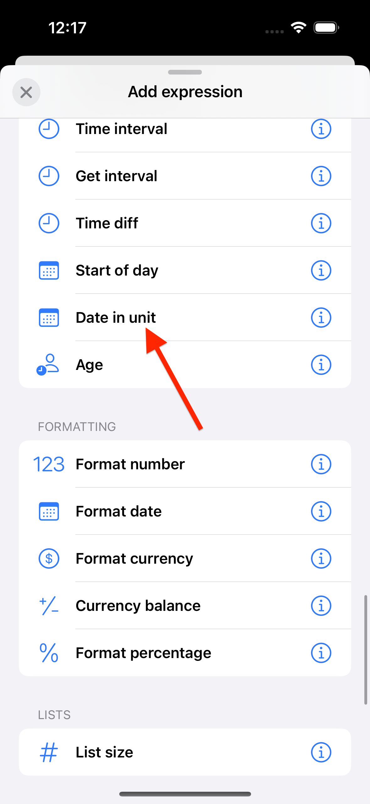 Add formulas to view