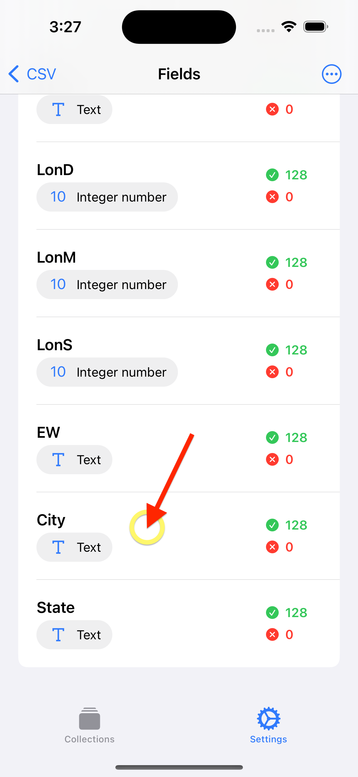 Import CSV