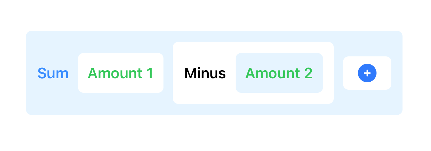 Subctract values